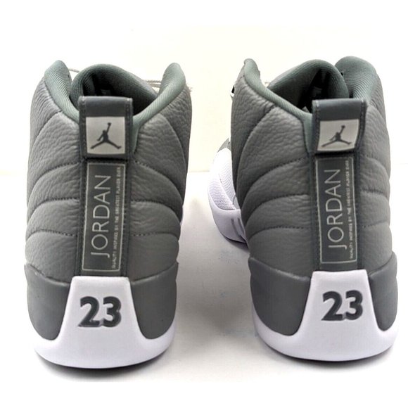 Nike Air Jordan 12 Retro Stealth  CT8013-015 White Cool Grey Men\'s Size 13
